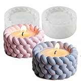 2er Set Kerzenhalter Silikonform, Silikon-Gießformen für Kerzen &...