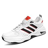 adidas Herren Strutter Shoes, Cloud White / Core Black / Active Red, 47 1/3