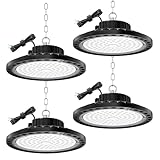 TOPAUBUB 100W Hallenbeleuchtung LED Hallenstrahler 4 Stück, 10000LM LED...