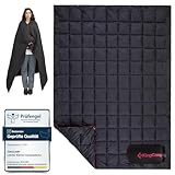 KingCamp Leichte Campingdecke, multifunktionale und warme Steppdecke mit...