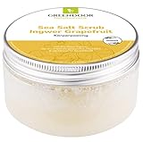 GREENDOOR Körperpeeling Meersalz Ingwer Grapefruit 280g, natürliches...