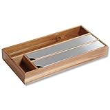 Kesper | Folienspender, Material: Akazienholz, Maße: 42 x 19 x 5,4 cm,...