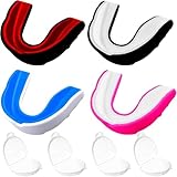 Hochwertiges Sport Mundschutz Set für Erwachsene und Kinder, 3 Stück mit...