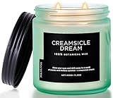 M&SENSE Orange Creamsicle Sommer-Duftkerze, 330 g, 70 Stunden, langsam...