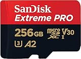 SanDisk Extreme PRO microSDXC UHS-I Speicherkarte 256 GB + Adapter &...