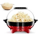 Gadgy Popcorn Maschine groß - Retro Popcorn Maker 5 L - Popcorn Maker mit...