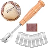 ZITFRI Bäckermesser Teigmesser Baguettemesser Brot Lahm Scoring Tool Set...