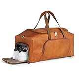 Berliner Bags Vintage Weekender Denver XL, Sporttasche mit Schuhfach aus...