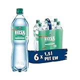 VILSA Mineralwasser medium, 6er Pack Mineralwasser mit Kohlensäure,...