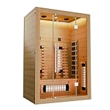 Artsauna Infrarotkabine Kiruna130 Premium mit Vollspektrum- &...