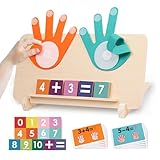 wotoyd Montessori Holz Mathe-Zählspielzeug für Kinder Zählen Lernen für...