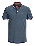 JACK&JONES Essentials Mens Denim Blue Polo S/S