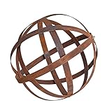ESTEXO Edelrost Dekokugel Rostkugel Gartenkugel Kugel Metallband Bandeisen...