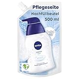 NIVEA Creme Soft Pflegeseife Nachfüllbeutel (500 ml), pflegende Handseife...