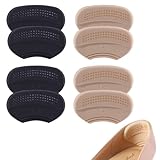 Diffaxy 4 Paar Fersenpolster, 3 mm und 6 mm Selbstklebendes Fersenschutz...