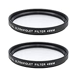 IEW 2 x 49 mm UV-Schutz-Filterobjektiv mit HD-beständigem UV-Filter für...