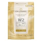 CALLEBAUT Receipe No. W2 - Kuvertüre Callets, Weiße Schokolade, 28%...