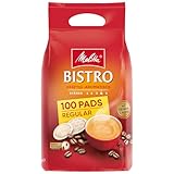 Melitta Café Bistro Röstkaffee in Kaffee-Pads, 100 Pads, Kaffeepads für...