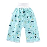 Vobony Baby Trainingshose Sleepy Cotton Windelhose Polster High Waist...