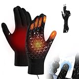 Dhqkqg Beheizte Handschuhe, USB Beheizte Handschuhe FüR MäNner Und...