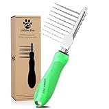 Golden Pets Entfilzer Kamm I Hunde- & Katzenbürste mittel bis langhaar...