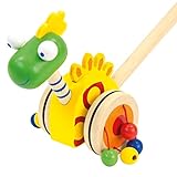 Bino world of toys Schiebelaufrad Dinosaurier Holzspielzeug Schiebe-Laufrad...