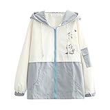 HIMI HIMIFASHION Kawaii-Kapuzenjacke für Teenager, niedliche Katze,...