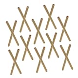 BCOATH 20 Stück Mehrteiliges Rohr aus natürlichem Holz mit Wabenstruktur...
