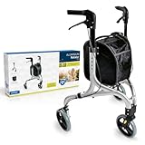 Weinberger Aluminium Rollator mit 3 Rädern, klappbar, mit abnehmbarer...