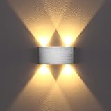 Lightess LED Wandlampe Innen Wandleuchte Flur Modern Wandbeleuchtung Lampe...