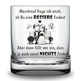 Lustiges Glas mit Gravur für den Freund Mann Geliebten zum Valentinstag...