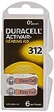 Duracell Easytab DA 312 - für alle Hörgeräte mit Batterietyp 312 10 x 6...