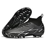 Xinghuanhua Herren Fußballschuhe AG Kunstrasen Sportschuhe Schwarz Weiß...