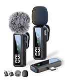 Mikrofon Handy – Ansteckmikrofon kompatibel mit iPhone/Android/Computer,...