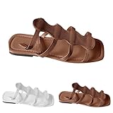 Clearance UK Damen Casual Riemchensandalen Sommermode Leichte Hausschuhe...