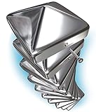 TOOLCORE® 10x Pfostenkappen 9x9cm Edelstahl [Perfekter Schutz] inkl....
