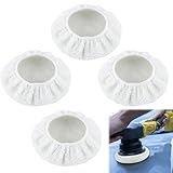 Zephyra 4er Set Lammwoll-Polierhauben 220–250mm – Polieraufsatz für...