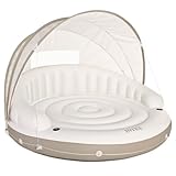 Intex 58292EU - Aufblasbare Lounge, Liegeinsel Canopy Island, 78 x 59 Zoll