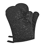 Premium Anti-Rutsch Ofenhandschuhe 1 Paar bis zu 240 °C, Silikon Extrem...