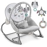 Nukido Babywippe Baby Wippe Babyschaukel Mit Vibrationssystem Vibration...