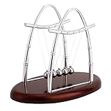 Uadme Balance Balls Toy, Classic Newton Pendel Newton Cradle Balance Steel...