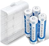 4 Stück Batterien AAA 1100mAh wiederaufladbar Recharge Accu Power Akku...