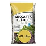 Aussaaterde 40 Liter (2 x 20 Liter) torfreduzierte Anzuchterde für...