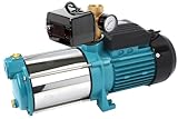 Gartenpumpe Kreiselpumpe IBO MHI INOX 1300 Watt 6000 L/h 5,5 bar +...