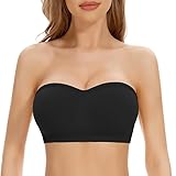 Jiuday Trägerloser BH Push Up Bandeau BH ohne Träger Bandeau Top...