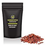 250g Birds Eye Chili Schoten ganz extrem scharf Chilli in Spitzenqualität...