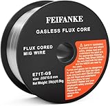 FEIFANKE Fülldraht Ohne Gas 0.8MM, 1KG - E71T-GS Universal Schweißdraht...
