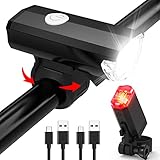 Gobikey Led Fahrradlicht Set 360° Aluminiumlegierung Fahrradlampe USB...