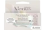 Gillette Venus Rasierklingen für Haut und Schamhaare für Damen, 4 Stück