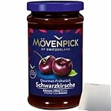 Mövenpick Gourmet-Frühstück Schwarzkirsche Fruchtaufstrich (250g Glas) +...
